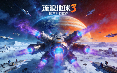 电影《流浪地球3》海报 - 国产科幻续作