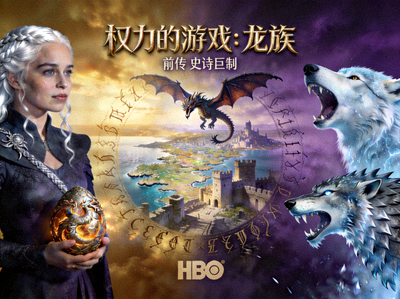 美剧《权力的游戏》前传海报 - 史诗奇幻
